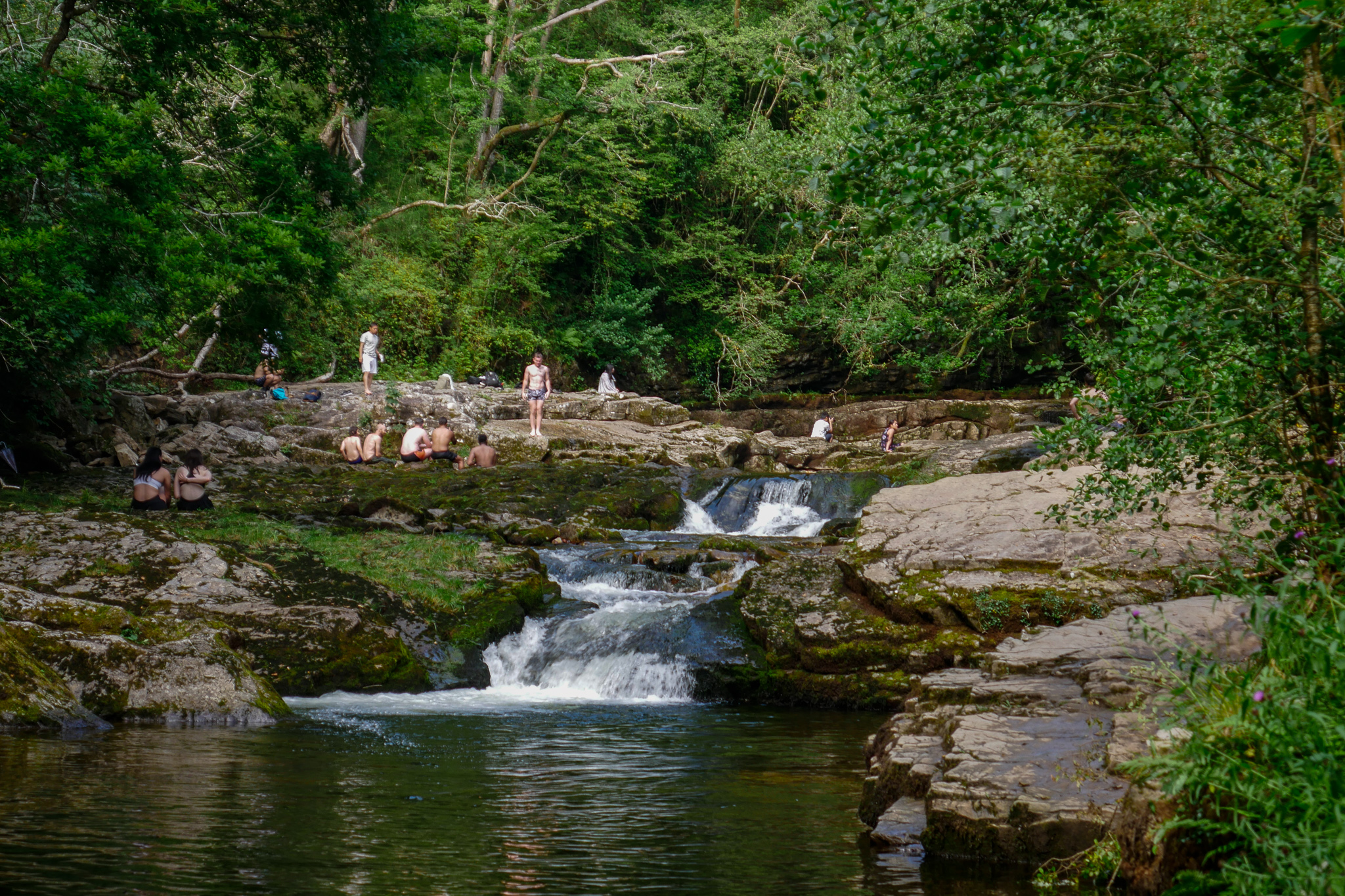 Sgwd Isaf Clun-Gwyn - Lower fall of the White Meadow | Waterfall